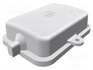 Protection cover; size 6B; Han; for latch; plastic; 44x27mm HARTING