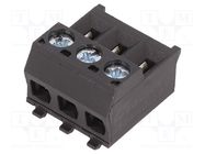 Pluggable terminal block; 5mm; ways: 3; angled 90°; plug; female DEGSON ELECTRONICS