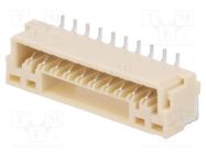 Connector: wire-board; socket; male; GH; 1.25mm; PIN: 10; SMT; 50V; 1A JST