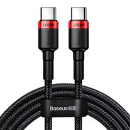 Baseus CATKLF-AL91 USB-C - USB-C PD QC cable 100W 5A 480Mb/s 2m - black and red, Baseus