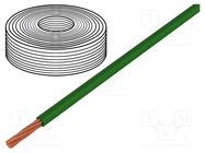 Wire; LifY; 1x2.5mm2; stranded; Cu; PVC; green; 450V,750V; -15÷80°C HELUKABEL