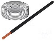 Wire; LifY; 1x0.25mm2; stranded; Cu; PVC; black; 300V; -15÷80°C HELUKABEL