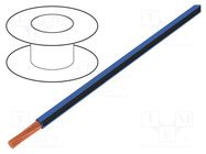 Wire; X05V-K; stranded; Cu; 0.75mm2; PVC; blue-black; 300V,500V LAPP