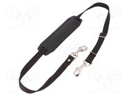 Shoulder strap; black; polyester PARAT