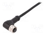 Connector: M12; plug; PIN: 4; female; D code-Ethernet; IP67; 250V; 4A BULGIN