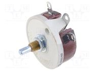 Potentiometer: shaft; 35Ω; 50W; 6.35mm; Shaft: D spring; wirewound OHMITE