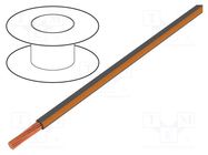 Wire; H05V-K,LgY; stranded; Cu; 0.5mm2; PVC; grey-orange; 300V,500V BQ CABLE