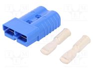 Connector: wire-wire; plug; SB® 350; hermaphrodite; PIN: 2; crimped ANDERSON POWER PRODUCTS