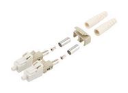 FIBER OPTIC CONN, LC, DUPLEX, 3MM