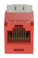 RJ45 CONN, JACK, 8P8C, 1PORT, RED