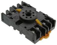 RELAY SOCKET, 8 PIN, DIN RAIL