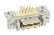MDR CONN, R/A RCPT, 14POS, SOLDER