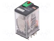 Relay: electromagnetic; 4PDT; Ucoil: 24VAC; Icontacts max: 6A SCHNEIDER ELECTRIC