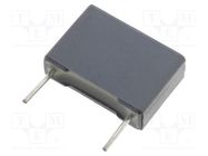 Capacitor: polypropylene; X2; R46; 22nF; 13x4x9mm; THT; ±10%; 10mm KEMET