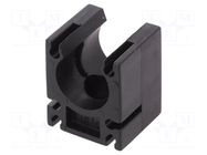 Bracket; polyamide; SH-system; Application: for braids; black HELUKABEL