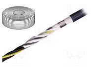 Wire: motor; chainflex® CFROBOT7; 4G6mm2; dark blue; stranded; Cu IGUS