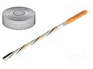 Wire: servo drive; chainflex® CF220.UL.H,hybrid; orange; Cu; PVC IGUS