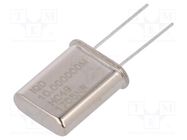 Resonator: quartz; 10MHz; ±20ppm; 30pF; THT; HC49 IQD FREQUENCY PRODUCTS