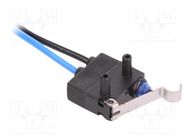 Microswitch SNAP ACTION; 0.1A/125VAC; 2A/12VDC; SPST-NO; Pos: 2 OMRON Electronic Components