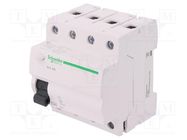 RCD breaker; Inom: 63A; Ires: 300mA; Poles: 4; 400VAC; IP20; 1÷25mm2 SCHNEIDER ELECTRIC