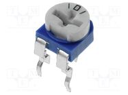 Potentiometer: mounting; single turn,horizontal; 1MΩ; 100mW; ±30% SR PASSIVES