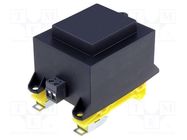 Transformer: encapsulated; 25VA; 230VAC; 230V; 110mA; IP00; UL94V-0 INDEL