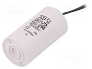Capacitor: polypropylene; motors, run; 10uF; 450V; Ø35x65mm; ±10% MIFLEX