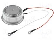 Thyristor: hockey-puck; 800V; Ifmax: 1.25kA; 800A; Igt: 200mA; bulk KUBARA LAMINA