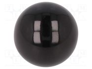 Ball knob; Ø: 25mm; Int.thread: M6; 9mm; with tapped bushing ELESA+GANTER