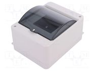 Enclosure: for modular components; IP30; wall mount; white; ABS PAWBOL