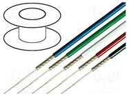 Wire: coaxial; RGB75; stranded; OFC; PVC; blue; 100m; Øcable: 2.8mm TASKER