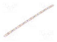 LED tape; white cold; 5630; LED/m: 60; 10mm; white PCB; IP20; 18W/m WISVA OPTOELECTRONICS