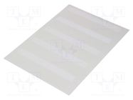 Label; 25.4mm; 55.5mm; white; -40÷150°C; 5.8÷11.6mm2; Thk: 25um 