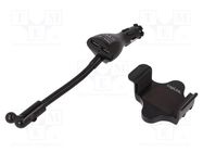 Car holder; black; 5V/3.1A; Features: with smartphone holder LOGILINK