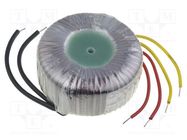 Transformer: toroidal; 40VA; 230VAC; 12V; 12V; 1.66A; 1.66A; Ø: 80mm BREVE TUFVASSONS