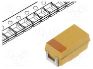 Capacitor: tantalum-polymer; low ESR; 15uF; 6.3VDC; A; 1206; TCJ KYOCERA AVX