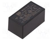 Converter: AC/DC; 10W; 80÷264VAC; 15VDC; Iout: 670mA; OUT: 1; 83% 