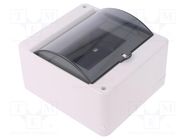 Enclosure: for modular components; IP30; wall mount; white; ABS PAWBOL