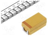 Capacitor: tantalum-polymer; low ESR; 68uF; 6.3VDC; C; 2312; TCJ KYOCERA AVX