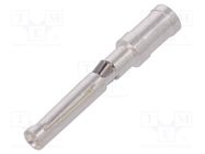 Contact; female; 1.6mm; silver plated; 2.5mm2; 14AWG; bulk; crimped 