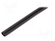 Hole and edge shield; EPDM,PVC; L: 20m; black; H: 9.5mm; W: 6.5mm ELESA+GANTER