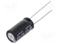 Capacitor: electrolytic; THT; 470uF; 50VDC; Ø12.5x20mm; Pitch: 5mm NICHICON