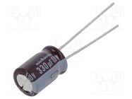 Capacitor: electrolytic; low ESR; THT; 330uF; 10VDC; Ø8x11.5mm NICHICON