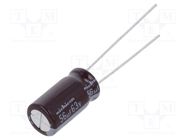 Capacitor: electrolytic; low ESR; THT; 56uF; 63VDC; Ø8x15mm; ±20% NICHICON