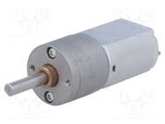 Motor: DC; with gearbox; 6VDC; 2.9A; Shaft: D spring; 230rpm; 63: 1 POLOLU