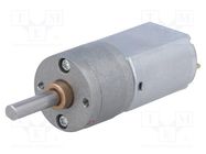 Motor: DC; with gearbox; 12VDC; 1.6A; Shaft: D spring; 500rpm; 25: 1 POLOLU