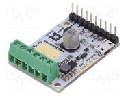 Stepper motor controller; DRV8834; analog,I2C,PWM,RC,TTL,USB POLOLU