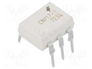 Optocoupler; THT; Ch: 1; OUT: transistor; 4.17kV; DIP6; CNY17 ONSEMI