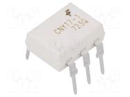 Optocoupler; THT; Ch: 1; OUT: transistor; 4.17kV; DIP6; CNY17 ONSEMI