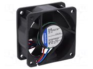 Fan: DC; axial; 24VDC; 60x60x25mm; 42m3/h; 35dBA; ball; 5100rpm EBM-PAPST